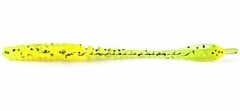 Силикон FishUp ARW Worm 2.0" (12шт) #055 - Chartreuse/Black