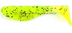 Силикон FishUp Wizzy 1.5" (10шт) #055 - Chartreuse/Black