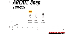 Застежка Decoy  SN-20 Areate Snap #0- фото4