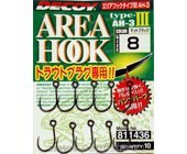 Крючки одинарные Decoy Type III Area Hook