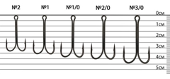 Крючки двойные Decoy W-S39 #3/0 (4 шт/уп)- фото2