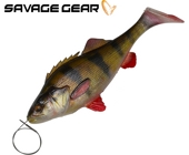 Воблер Savage Gear 4D Line Thru Perch Shad 20cm 100гр SS