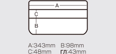 Коробка Versus VS-3043ND-2 Clear 356x230x50мм- фото3