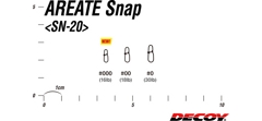 Застежка Decoy  SN-20 Areate Snap #000- фото4